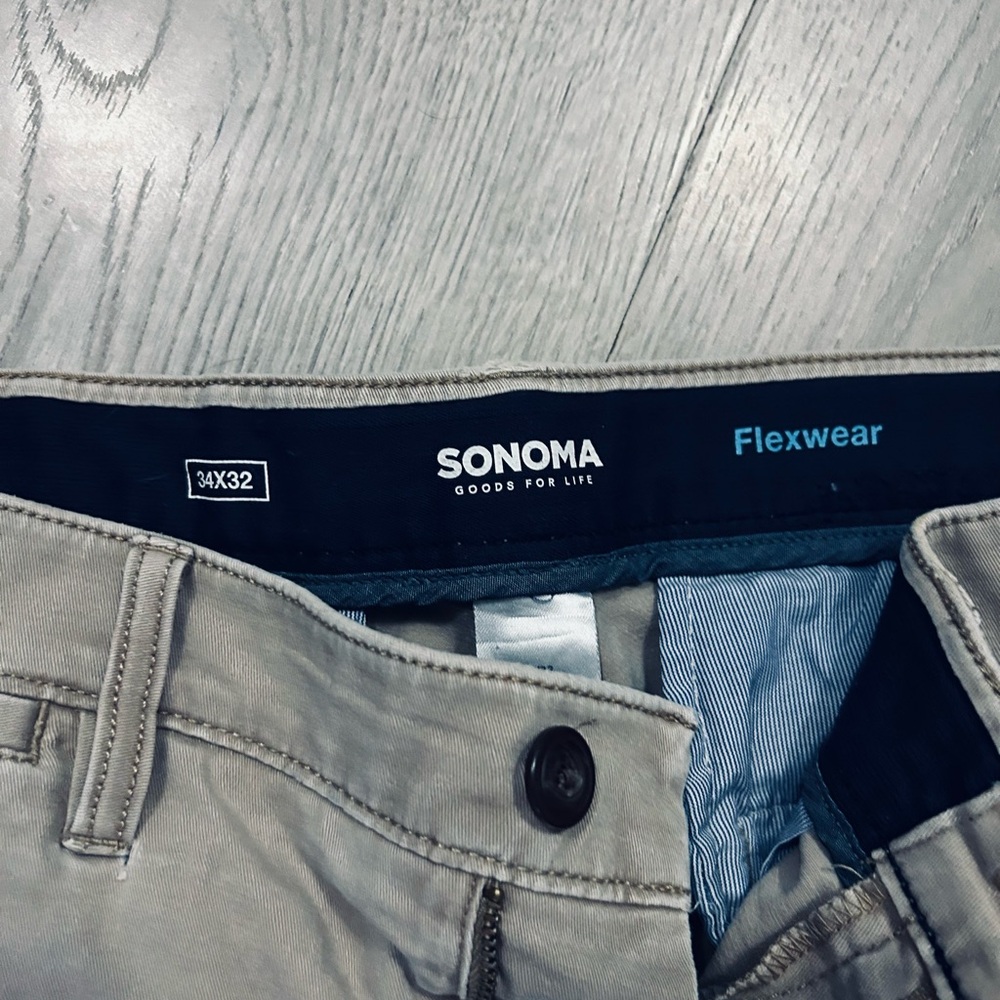 Sonoma Men's Relaxed Fit Gray Jeans